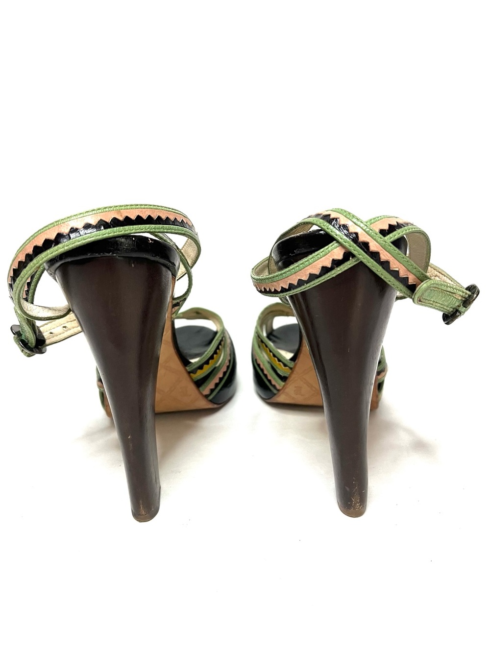 L.A.M.B. Platform Sandals - Size 9.5 - Picture 4 of 9